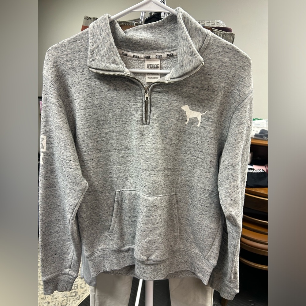 PINK Victorias Secret Hoodie Grey size XS